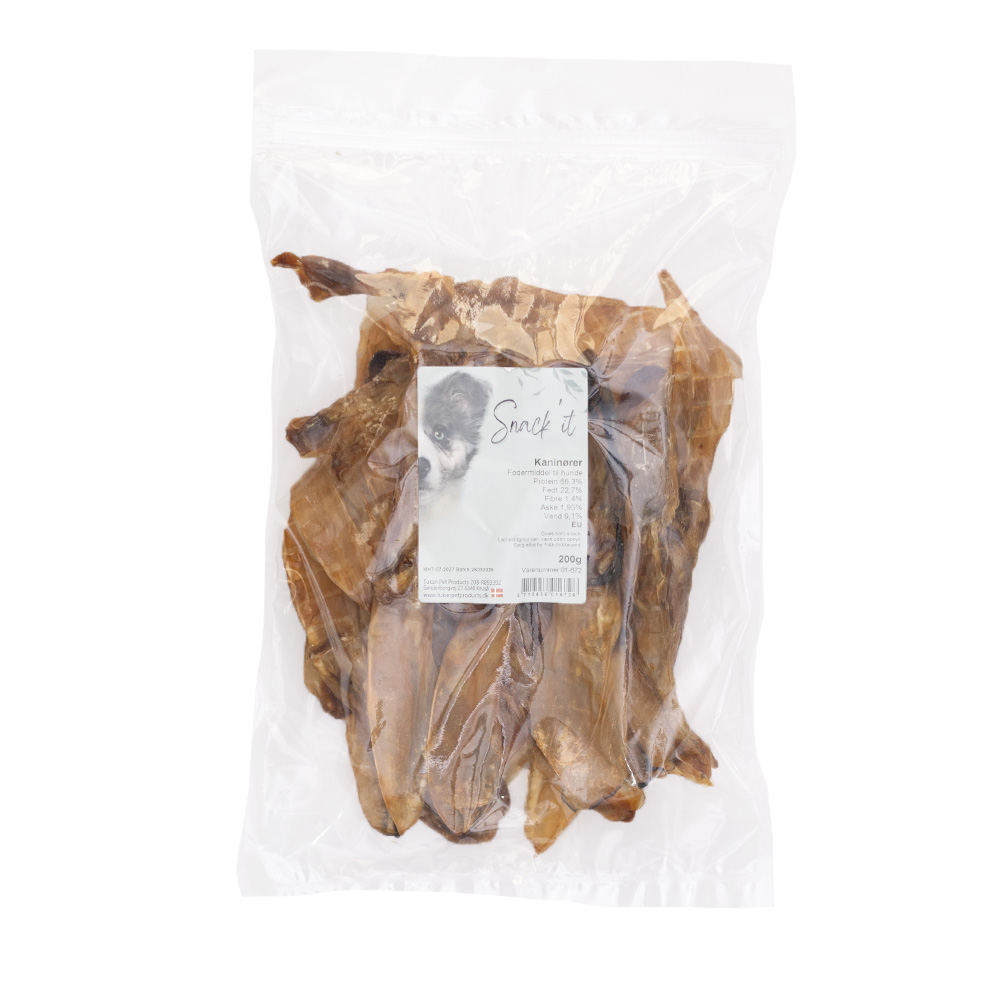 Snack'it Kaninører 200g